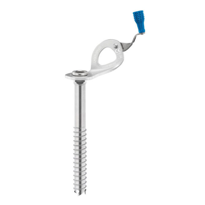 LASER SPEED – High-performance ice screw with integrated crank handle