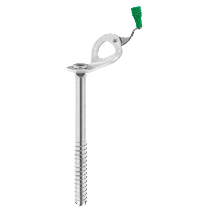 LASER SPEED – High-performance ice screw with integrated crank handle
