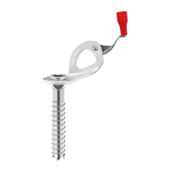 LASER SPEED – High-performance ice screw with integrated crank handle