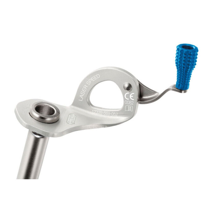 LASER SPEED – High-performance ice screw with integrated crank handle