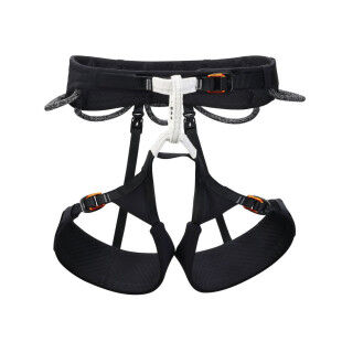 Petzl AQUILA – Adjustable climbing harness for multi-pitch routes and trad climbing