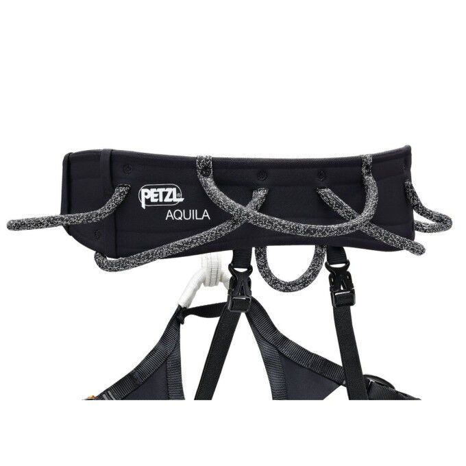 Petzl AQUILA – Adjustable climbing harness for multi-pitch routes and trad climbing