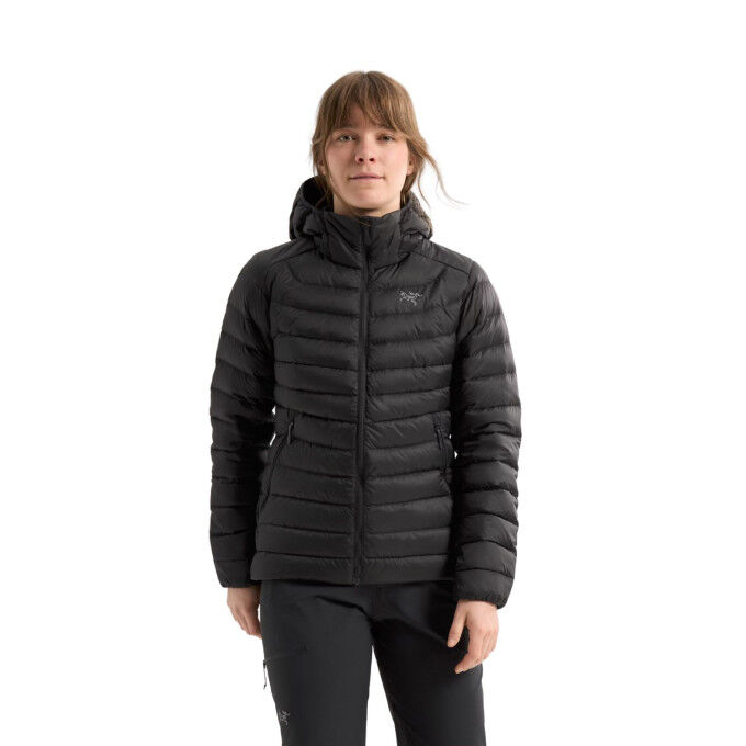 Arc'teryx Cerium Mujer: chaqueta acolchada con capucha, cálida y ultraligera
