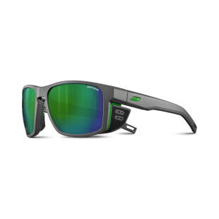JULBO SHIELD MATTE GREY SP3CF GREEN unisex sunglasses