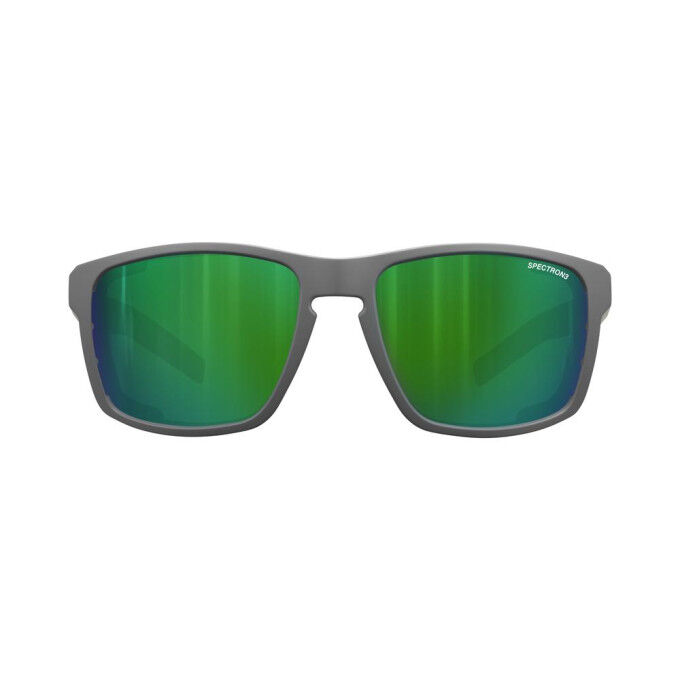 Unisex-Sonnenbrille JULBO SHIELD GRAU MATT SP3CF GRÜN