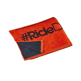 Serviette plage Watts Wipe - Fluo Orange/Black : confort et style assumé
