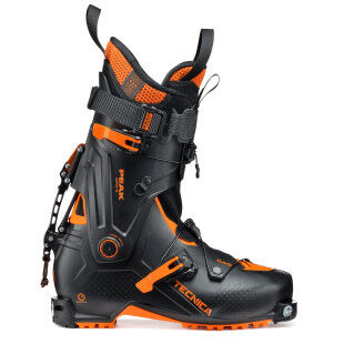 Chaussures de ski Tecnica ZERO G PEAK Noir/Orange – Légères et Performantes