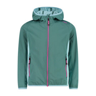 CMP girls' softshell jacket with fixed hood – Lightweight & windproof