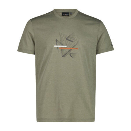 Camiseta de algodón DriRelease CMP para hombre: secado rápido y comodidad