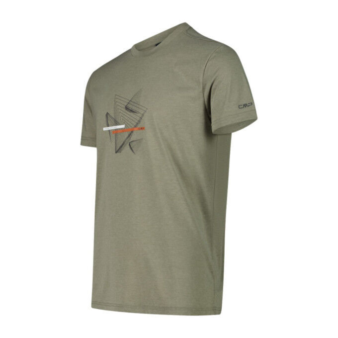 Camiseta de algodón DriRelease CMP para hombre: secado rápido y comodidad