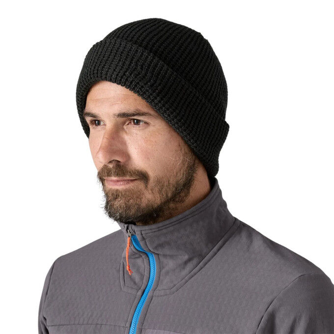 Patagonia Snowdrifter Black: gorro ligero, cálido y cómodo