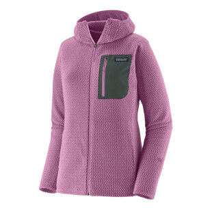 R1® Air Full-Zip Hoody Women: lightweight, breathable technical fleece