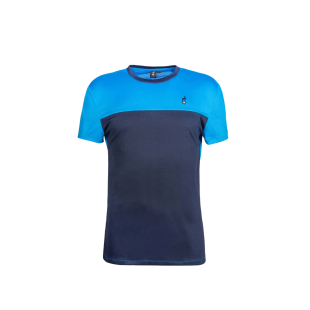 T‑shirt homme AULP MERON bleu respirant polyester recyclé