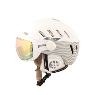 Casque de ski visière Diezz ARCTIK White – Léger, photochromique