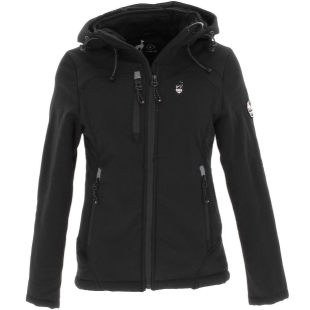 Giacca softshell Brett da uomo nera – antivento e traspirante