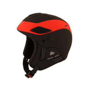 Casco da sci DIEZZ LOUNA II Ventury Touchy – Nero Rosso Fuoco Classe A