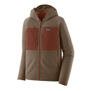 Patagonia R2® TechFace Hoody Herren – Technische Fleecejacke Marlow Brown