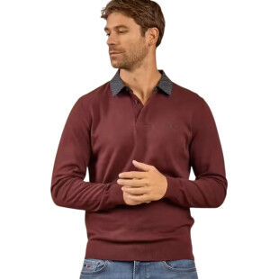 Curtis Bordeaux MISE AU GREEN sweater – Organic cotton & cashmere