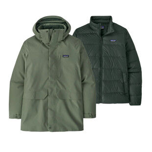 Patagonia Tres Hombre: Parka 3 en 1 impermeable, cálida y versátil
