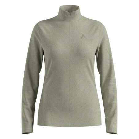 ODLO Roy Mujer: sudadera técnica de microfibra polar para excursionistas activas