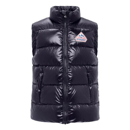 Pyrenex John Black sleeveless vest – Natural down &amp; vintage style