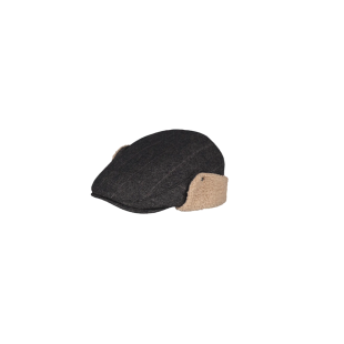 BARTS Monzonite Cap – Casquette plate en laine avec cache-oreilles