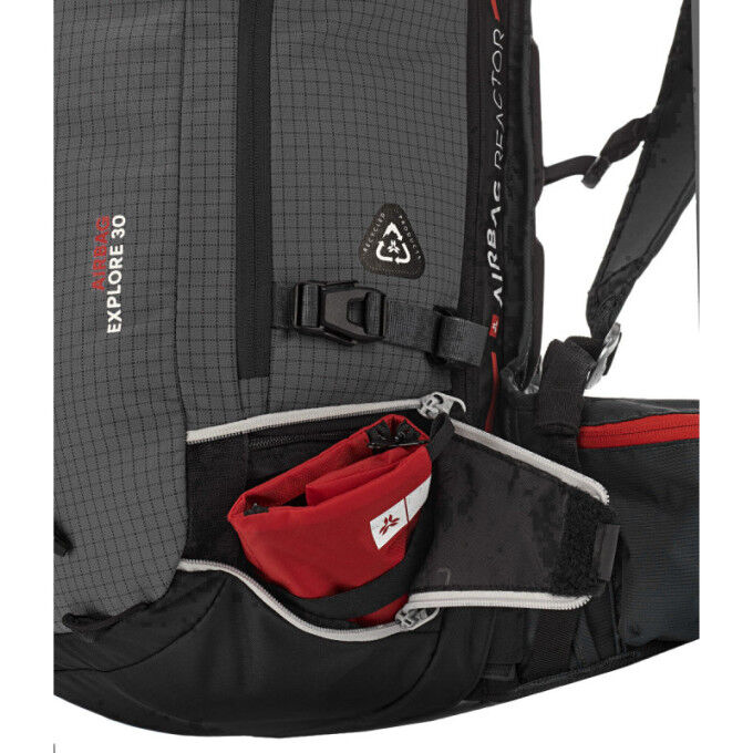 Arva: AIRBAG EXPLORE 40 unisex airbag backpack - BLACK