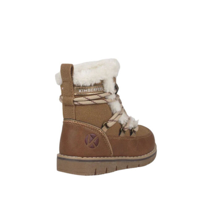 Botines Junior Kimberfeel Skadi Cognac: calor y estilo para el invierno