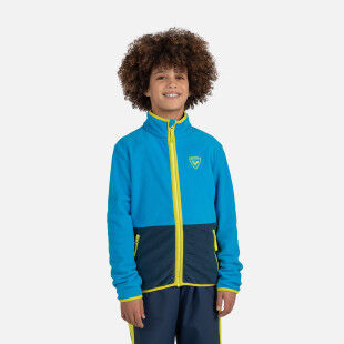 Rossignol: giacca in pile per bambini JR STRAWPILE FLEECE FZ
