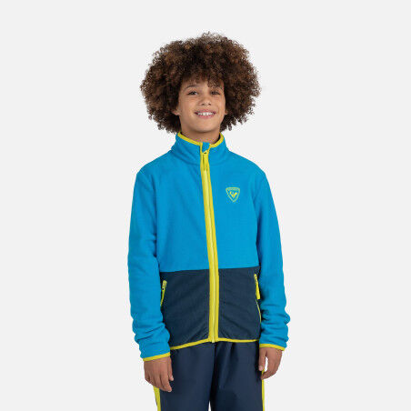 Rossignol : veste polaire enfant JR STRAWPILE FLEECE FZ