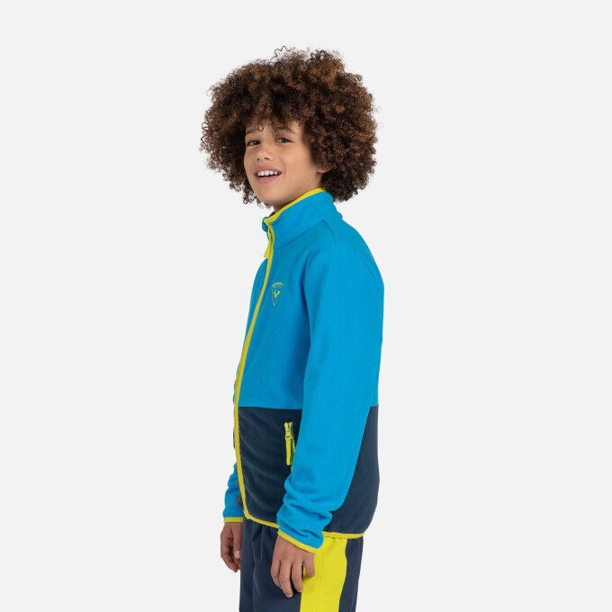 Rossignol : veste polaire enfant JR STRAWPILE FLEECE FZ