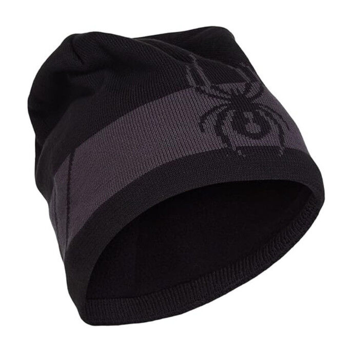 Spyder Shelby Men's Beanie - Black: warmth and style for everyday wear