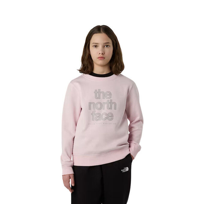Mädchen-Sweatshirt TNF Reflective Logo: Komfort und Sichtbarkeit im Alltag