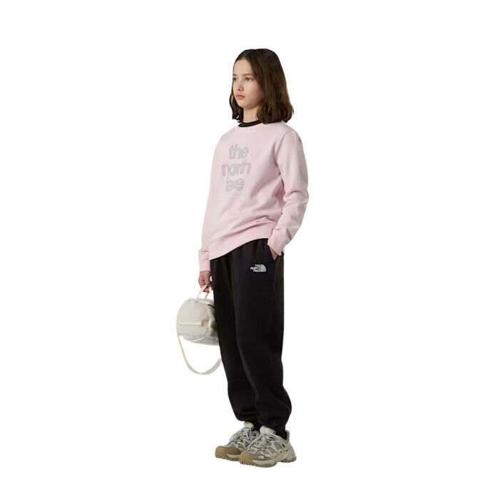 Sudadera para niña TNF Reflective Logo: comodidad y visibilidad para el día a día