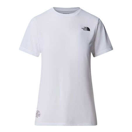 T-shirt da donna The North Face Multiple Placement - TNF White: comfort e stile outdoor