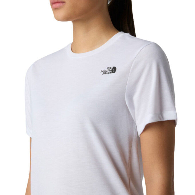 Tee-shirt Femme The North Face Multiple Placement - TNF White : confort et style outdoor