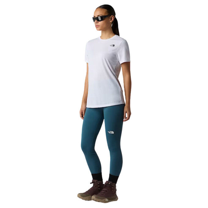 Camiseta para mujer The North Face Multiple Placement - TNF White: comodidad y estilo outdoor
