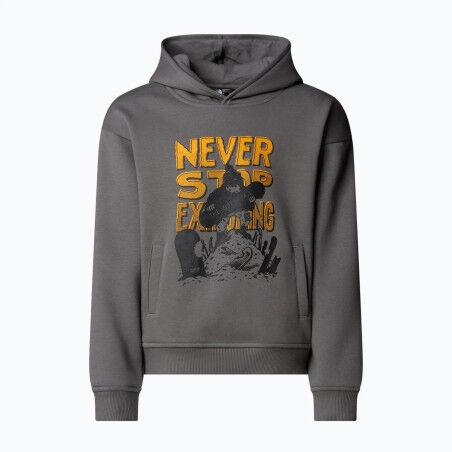 Felpa oversize con cappuccio da ragazzo TNF Graphic: stile, comfort e resistenza
