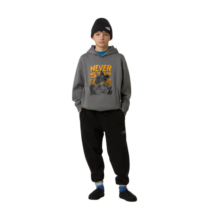 Felpa oversize con cappuccio da ragazzo TNF Graphic: stile, comfort e resistenza