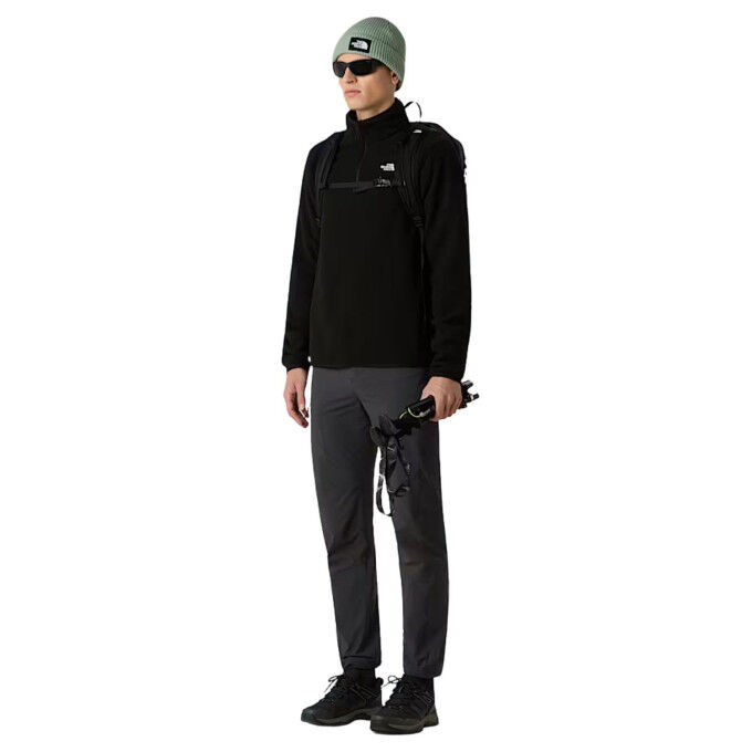 Pile 1/4 zip da uomo TNF Glacier: calore e leggerezza in tutte le situazioni