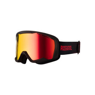 Rossignol: SPIRAL BLACK RED unisex ski goggles