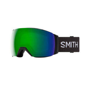 Maschera da sci I/O MAG XL Black - Lenti ChromaPop™ Sun Green Mirror