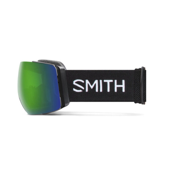 Maschera da sci I/O MAG XL Black - Lenti ChromaPop™ Sun Green Mirror