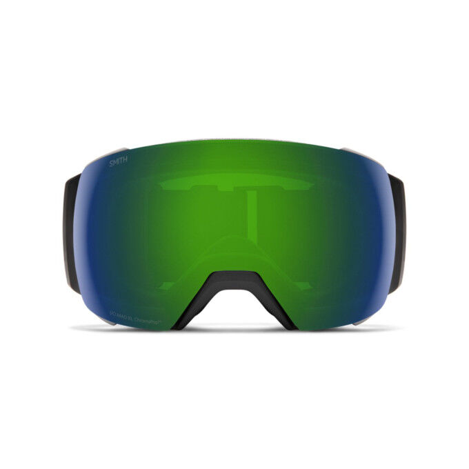 Maschera da sci I/O MAG XL Black - Lenti ChromaPop™ Sun Green Mirror