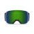 Máscara de esquí I/O MAG XL Black - Lentes ChromaPop™ Sun Green Mirror