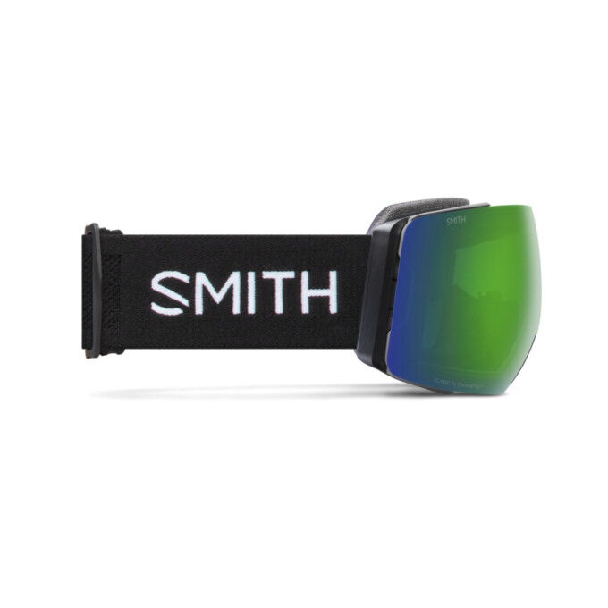 Maschera da sci I/O MAG XL Black - Lenti ChromaPop™ Sun Green Mirror