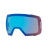 Maschera da sci I/O MAG XL Black - Lenti ChromaPop™ Sun Green Mirror