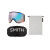 Maschera da sci I/O MAG XL Black - Lenti ChromaPop™ Sun Green Mirror