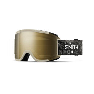 Squad Chalk Space Invader Ski Goggles - ChromaPop™ Sun Black Gold Mirror