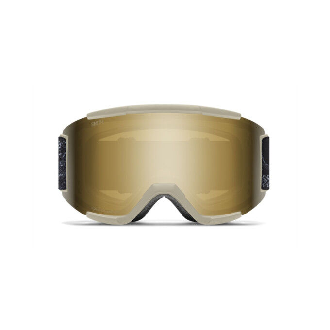 Masque de ski Squad Chalk Space Invader - ChromaPop™ Sun Black Gold Mirror